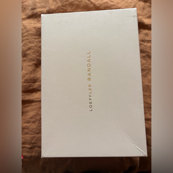 Loeffler Randall Camellia Knot Mules with Ankle Strap Gold - Picture 4 of 6